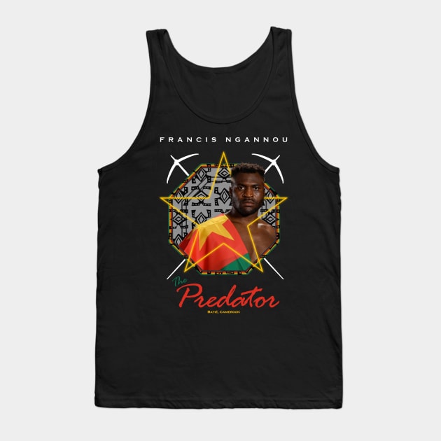 Francis Ngannou Cameroon Tank Top by SavageRootsMMA